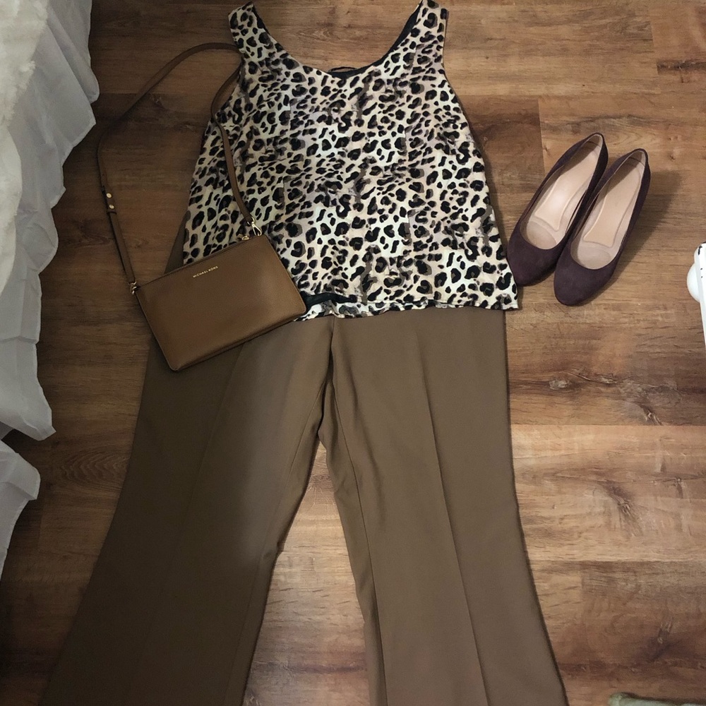 Leopard Print Sleeveless Top